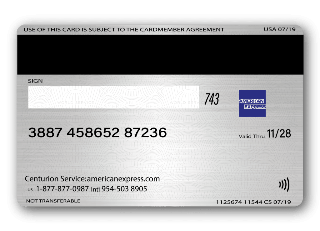 AMEX PLATINUM ED ESPECIAL BACK_CENTURION