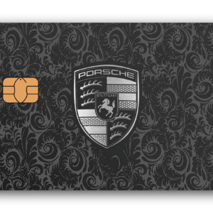 Tarjeta de pago metálica Porsche